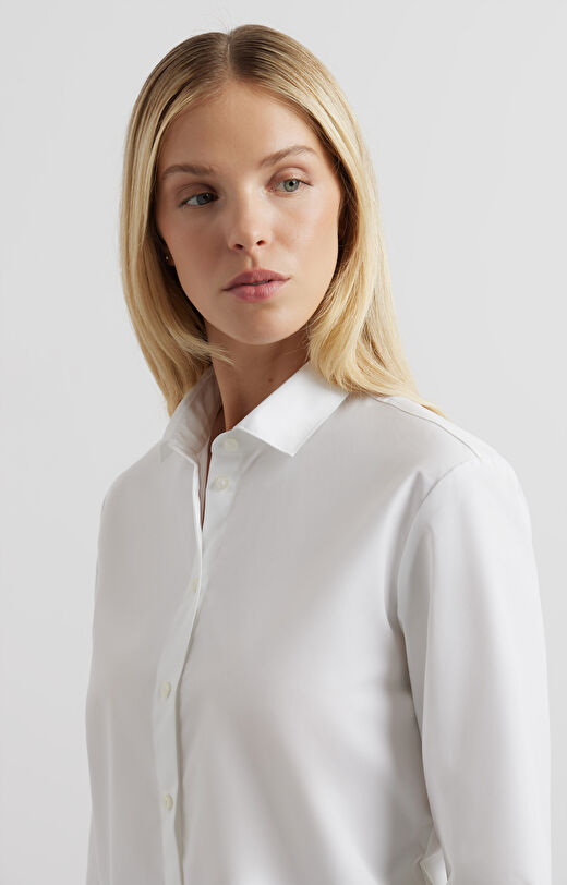 Koszula slim z rozcięciem