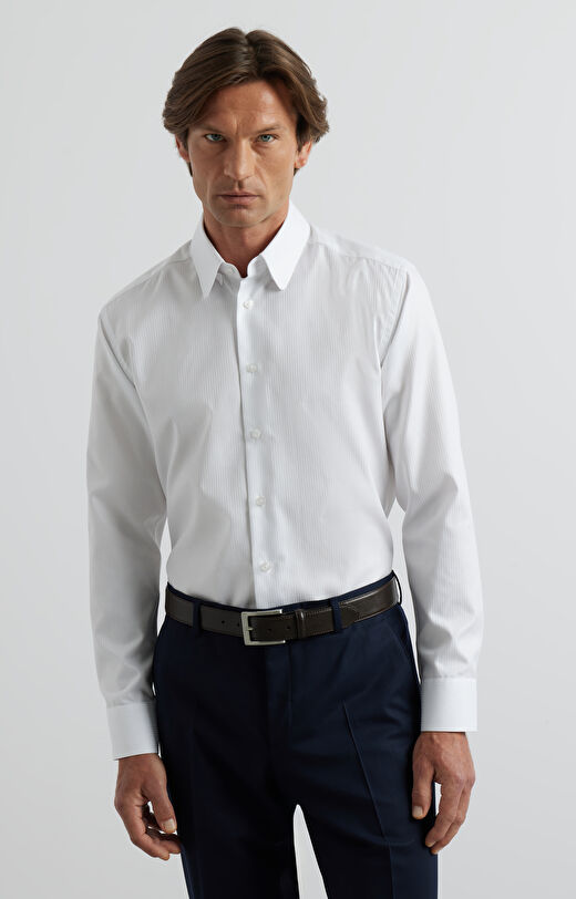 Koszula slim w prążek