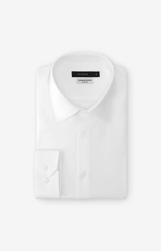 Koszula slim o twillowym splocie