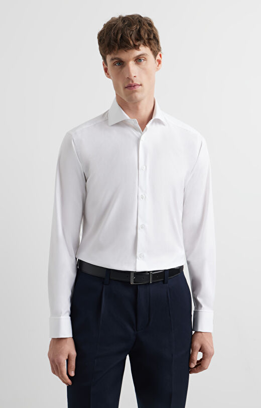 Biała koszula długi rękaw VISTULA