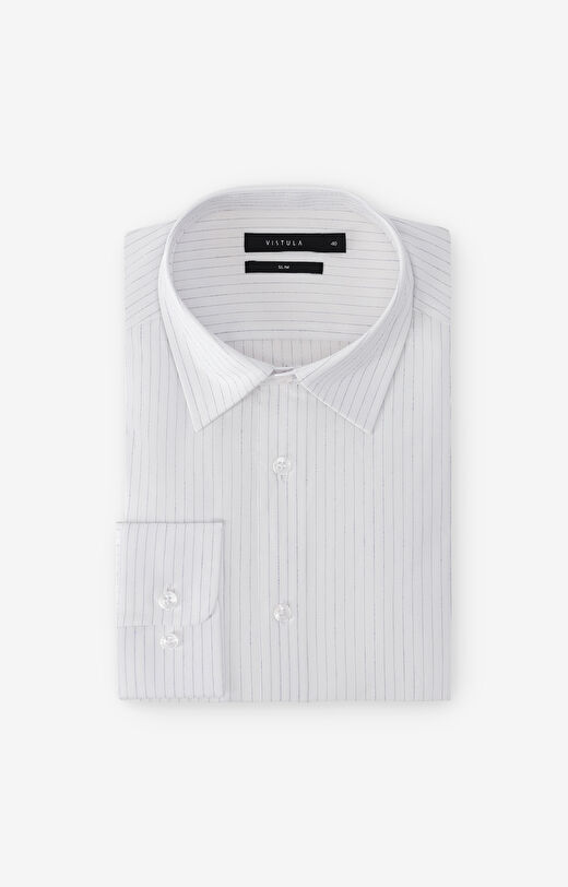 Koszula slim w prążek