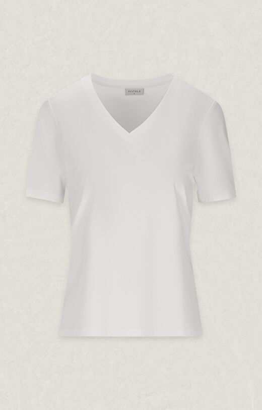 T-shirt slim v-neck