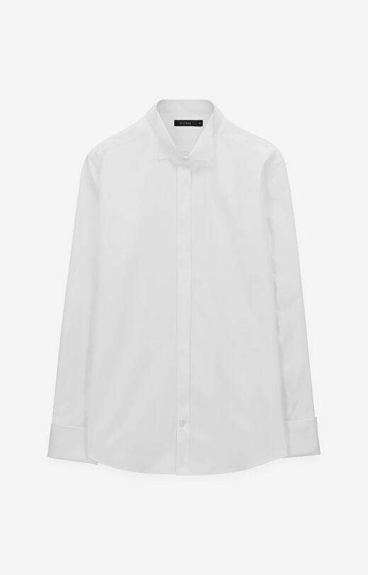 Koszula slim fit z mankietem na spinkę