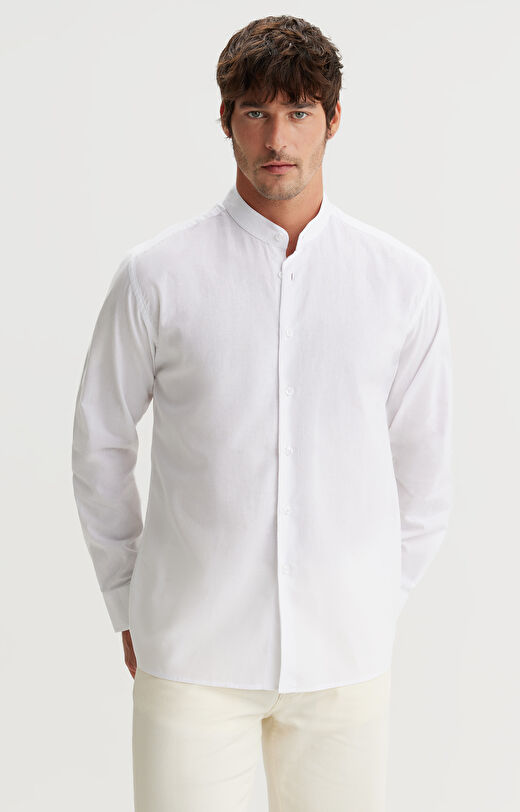 Biała koszula slim fit