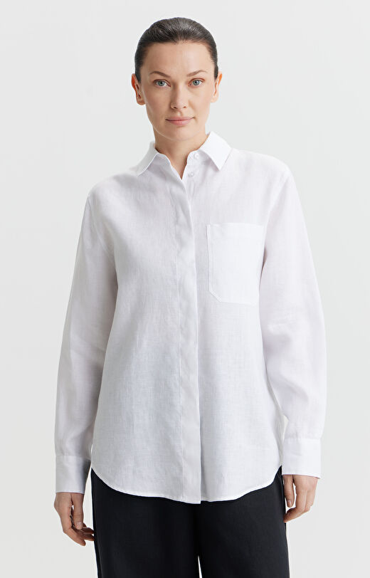 Lniana koszula regular fit