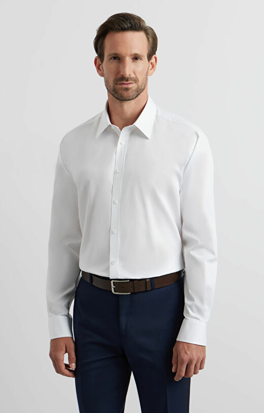 Koszula regular z bawełny Two Ply