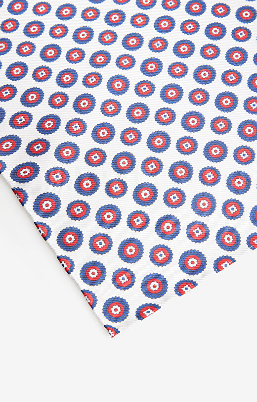 Jedwabna poszetka w kropki