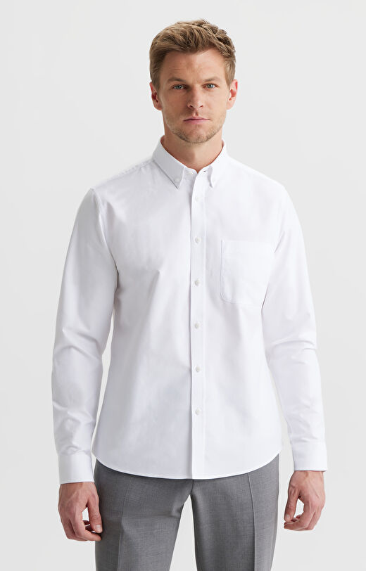 Koszula regular fit typu Oxford