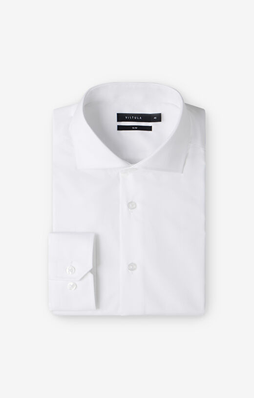Biała koszula długi rękaw VISTULA