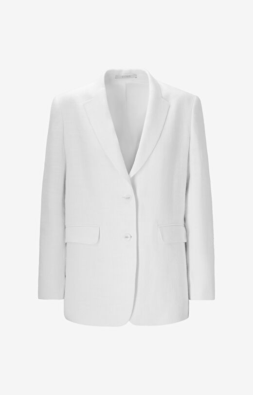 Lniany żakiet regular fit do garnituru - Mix&Match