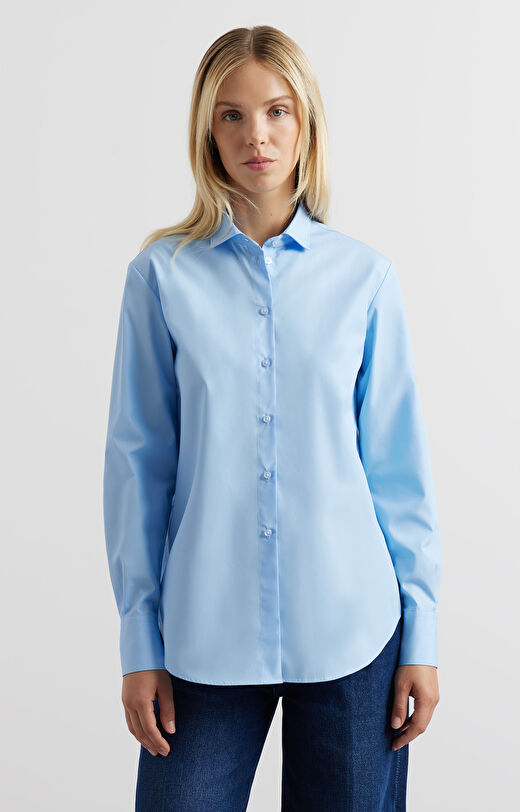 Koszula slim z rozcięciem