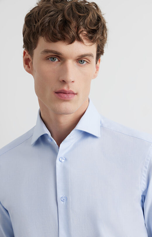 Koszula slim w mikrowzór