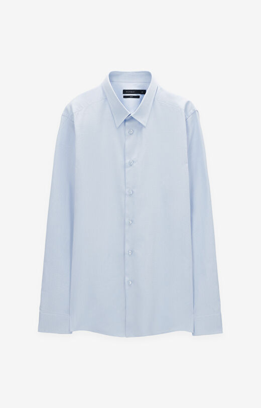 Niebieska koszula slim fit