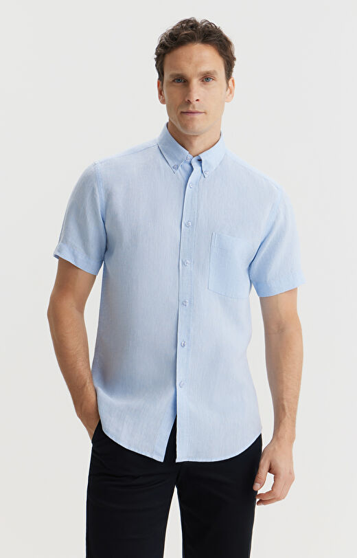 Koszula slim fit z kieszonką