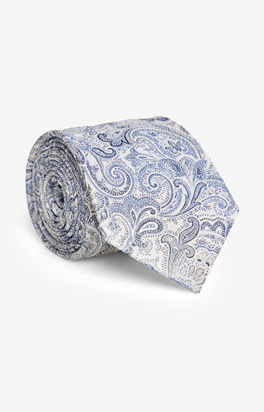 Jedwabny krawat we wzór paisley