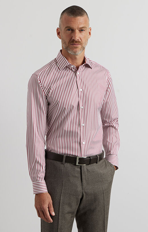 Koszula slim w prążek