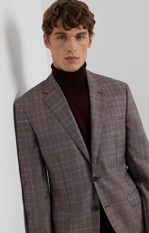 Marynarka super slim w kratę