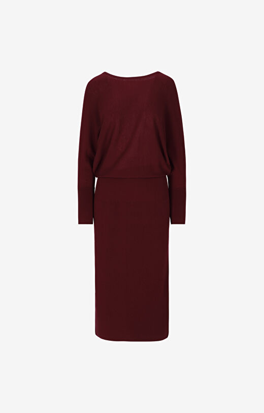 Dzianinowa sukienka midi