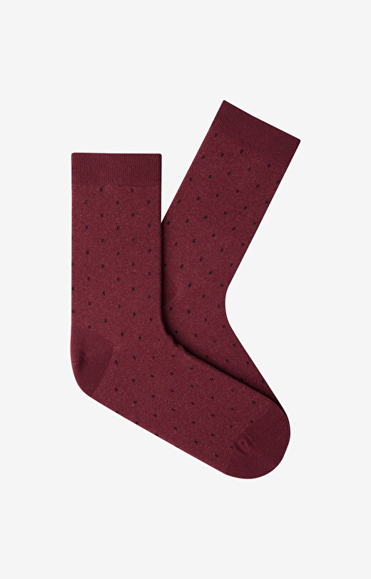 Długie skarpety w kropki