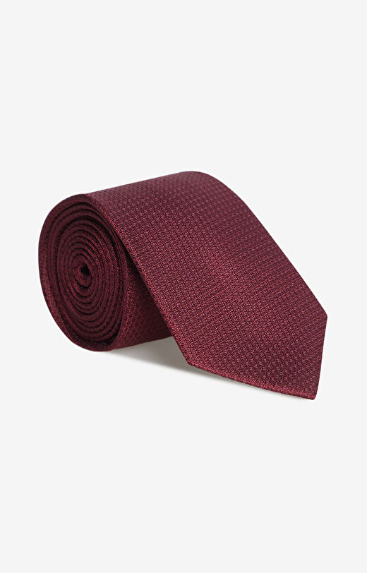 Jedwabny krawat w strukturalny wzór