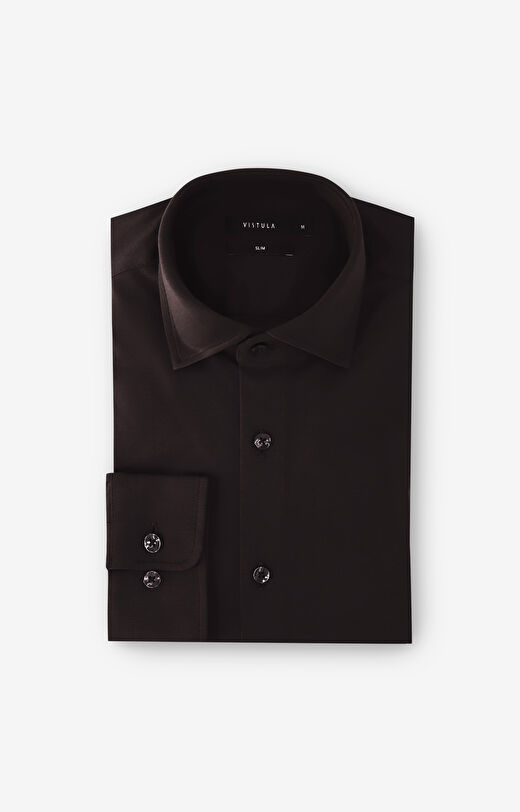 Dzianinowa koszula slim