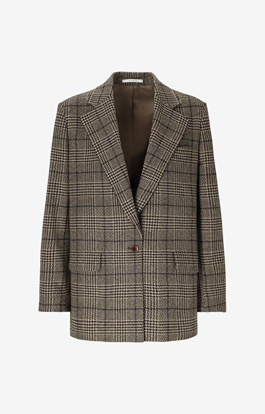 Marynarka oversize z gumką wewnątrz rękawów