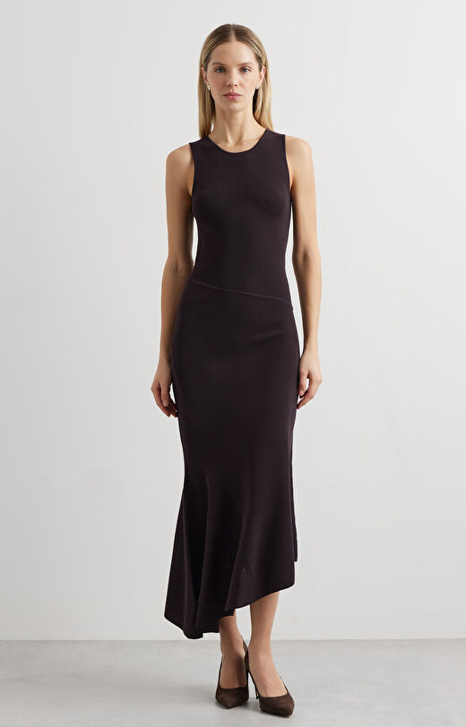 Dzianinowa sukienka slim