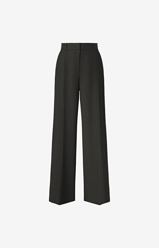 Lniane spodnie regular