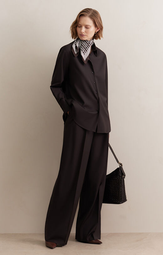 Spodnie wide leg