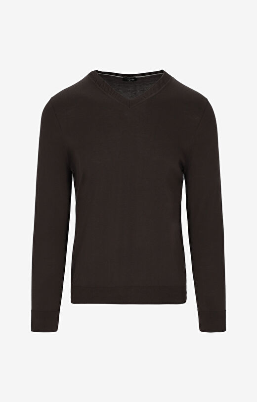 Sweter v-neck