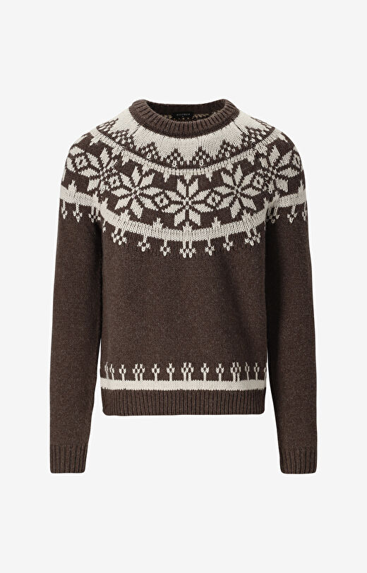 Sweter w świąteczny wzór