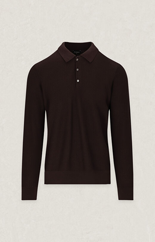 Bawełniany sweter polo