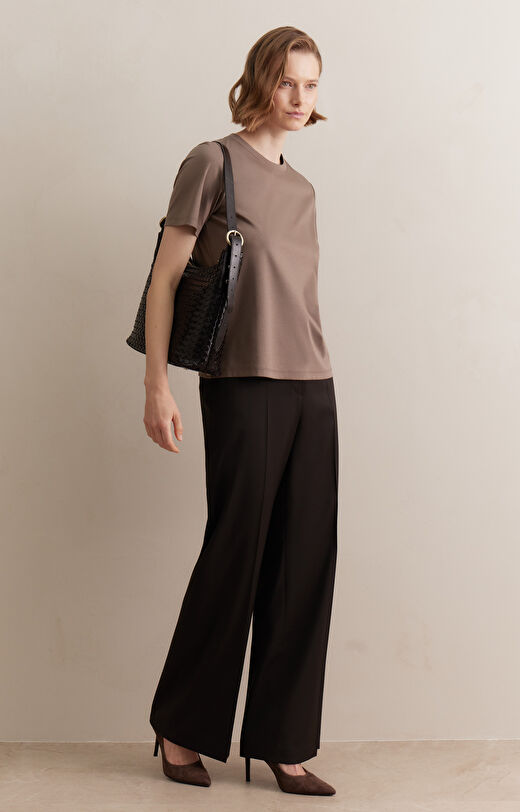 T-shirt slim round neck