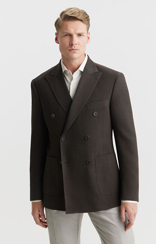 Dwurzędowa marynarka super slim