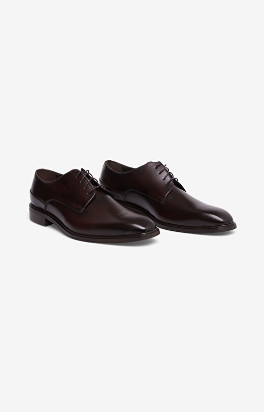 Skórzane buty typu derby