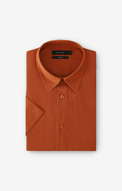 Lniana koszula regular