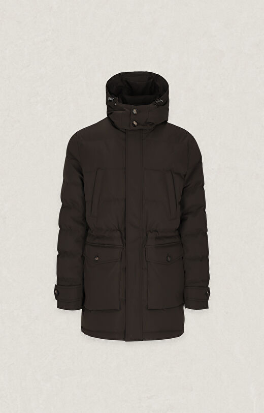 Puchowa parka