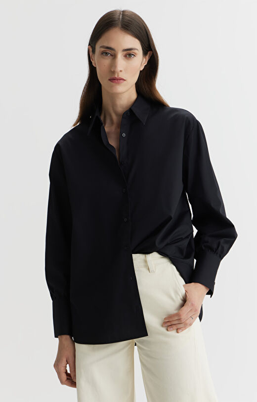 Czarna koszula oversize