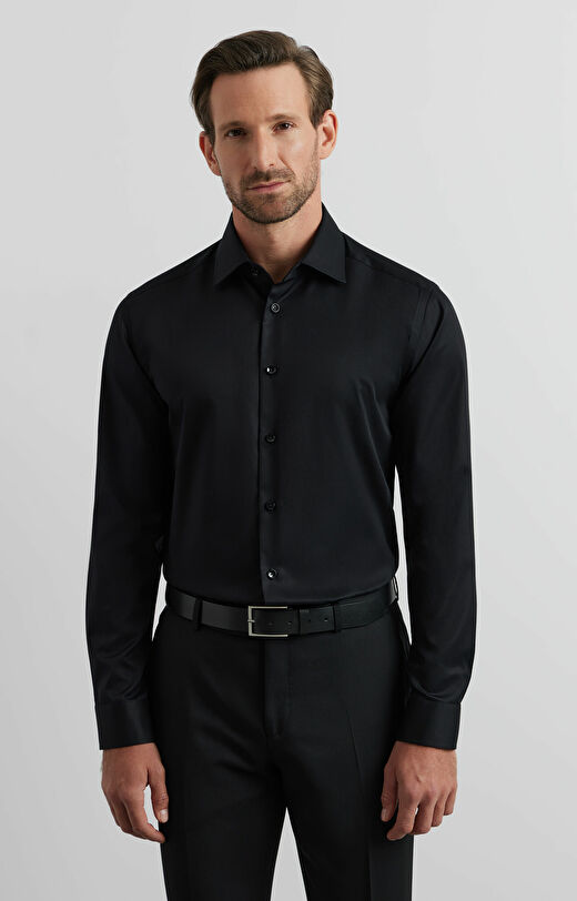 Koszula slim fit z bawełny Two Ply