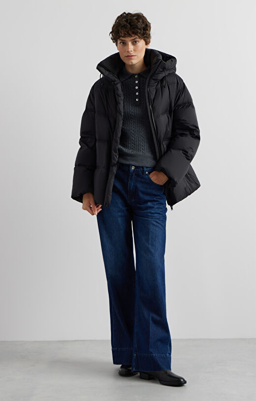 Puchowa pikowana kurtka