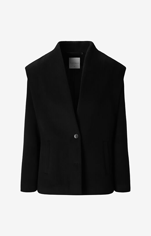 Kurtka o pudełkowym kroju