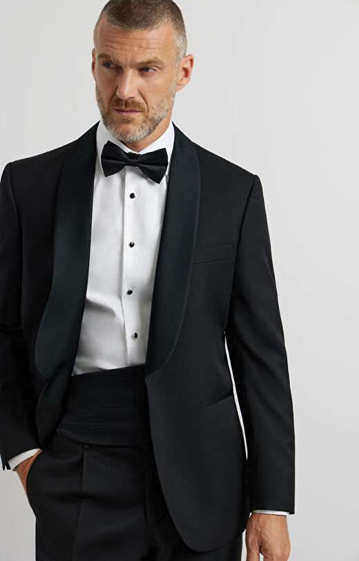 Smokingowa marynarka super slim do garnituru - Mix&Match