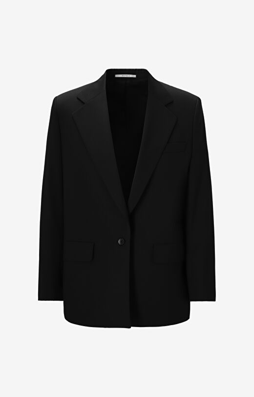 Oversizowa marynarka z gumką wewnątrz rękawów