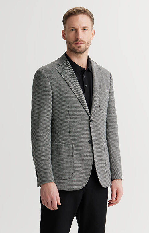 Marynarka super slim w pepitę