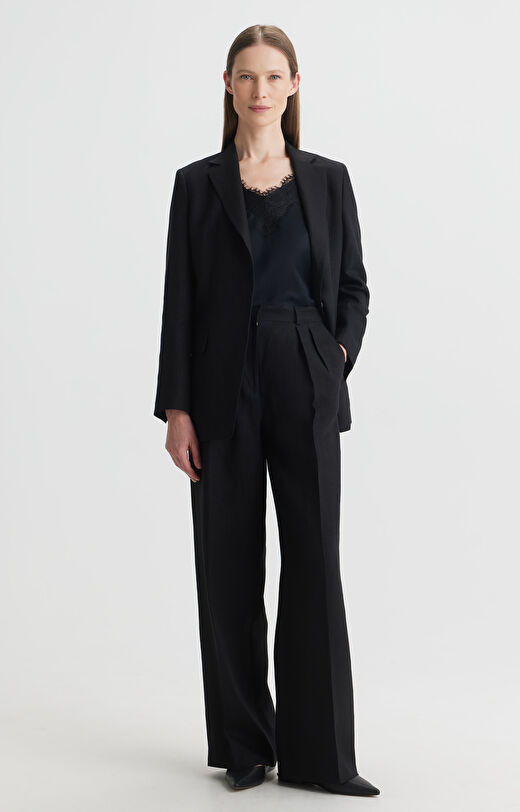 Lniana marynarka slim fit do garnituru - Mix&Match