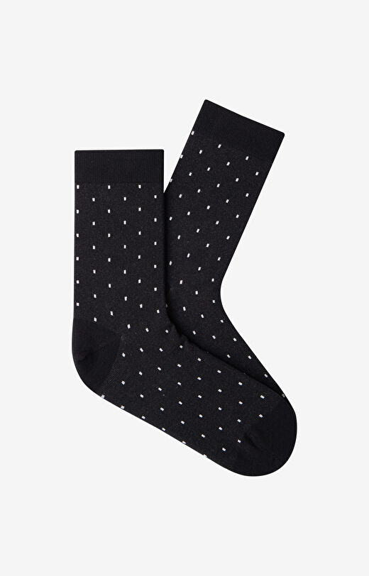 Długie skarpety w kropki