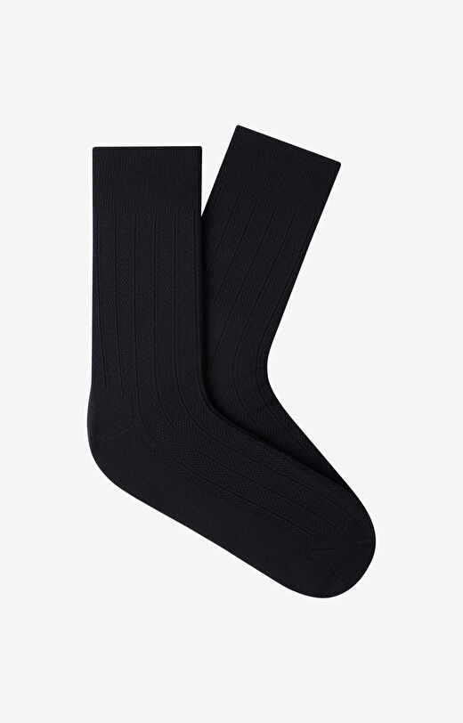 Długie skarpety w strukturalny wzór