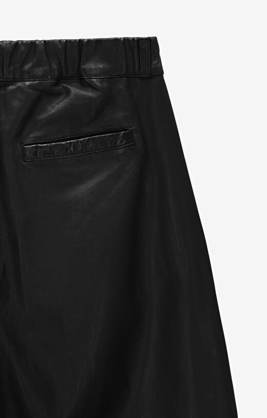 MIX & MATCH - Skórzane spodnie wide leg