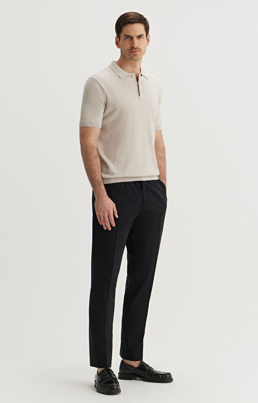 Czarne chinosy slim fit