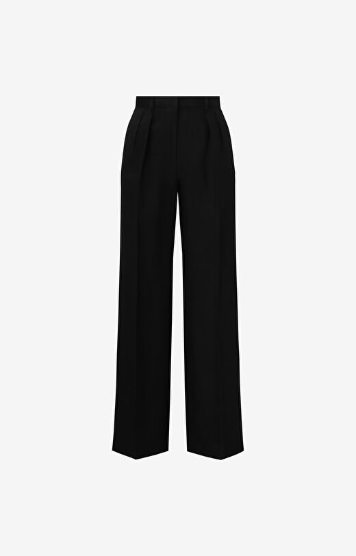 Lniane spodnie relaxed fit do garnituru - Mix&Match